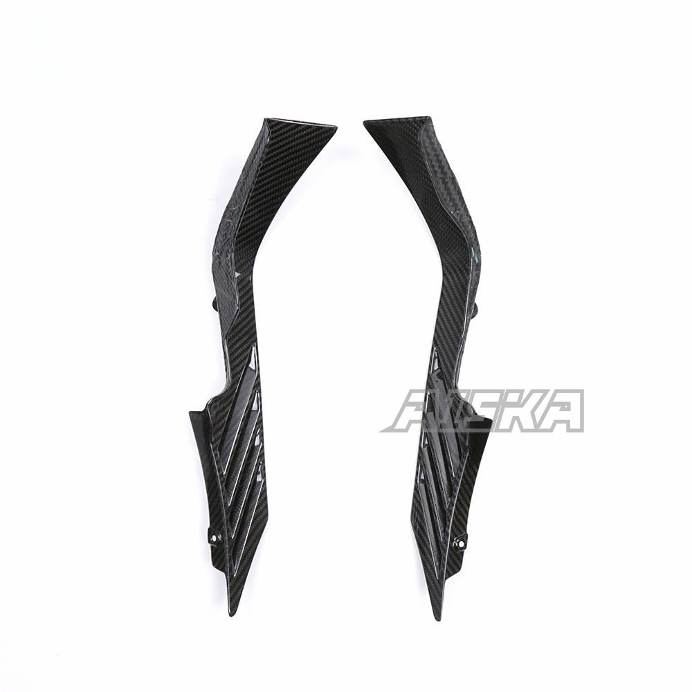 AISKA Full Range Carbon Fiber Modified Accessories Motorcycle Rear Tail Side Panels Cover Fairing for Yamaha R3 2022 2023 2024