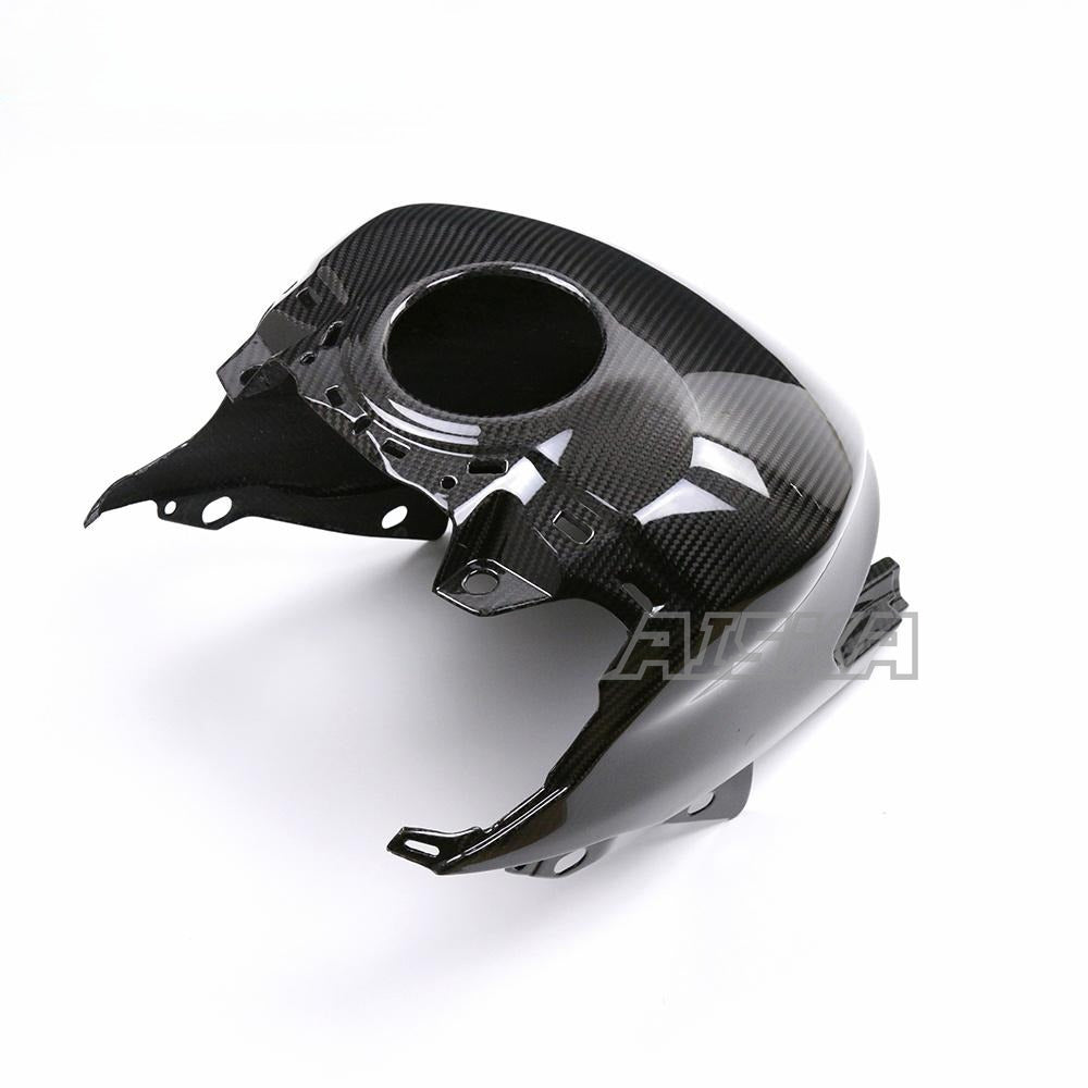 AISKA Carbon Fiber R3 Fuel Tank Cover Motorcycle Accessories Full Carbon Fiber Tank Guard Fairing for Yamaha R3 2022 2023 2024