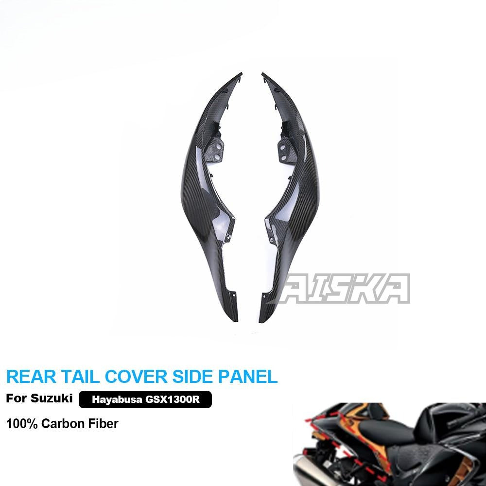 AISKA 100% Dry 3K Motorcycle Modified Accessories Rear Frame Side Panel for Suzuki GSX1300R Hayabusa 2021-2025