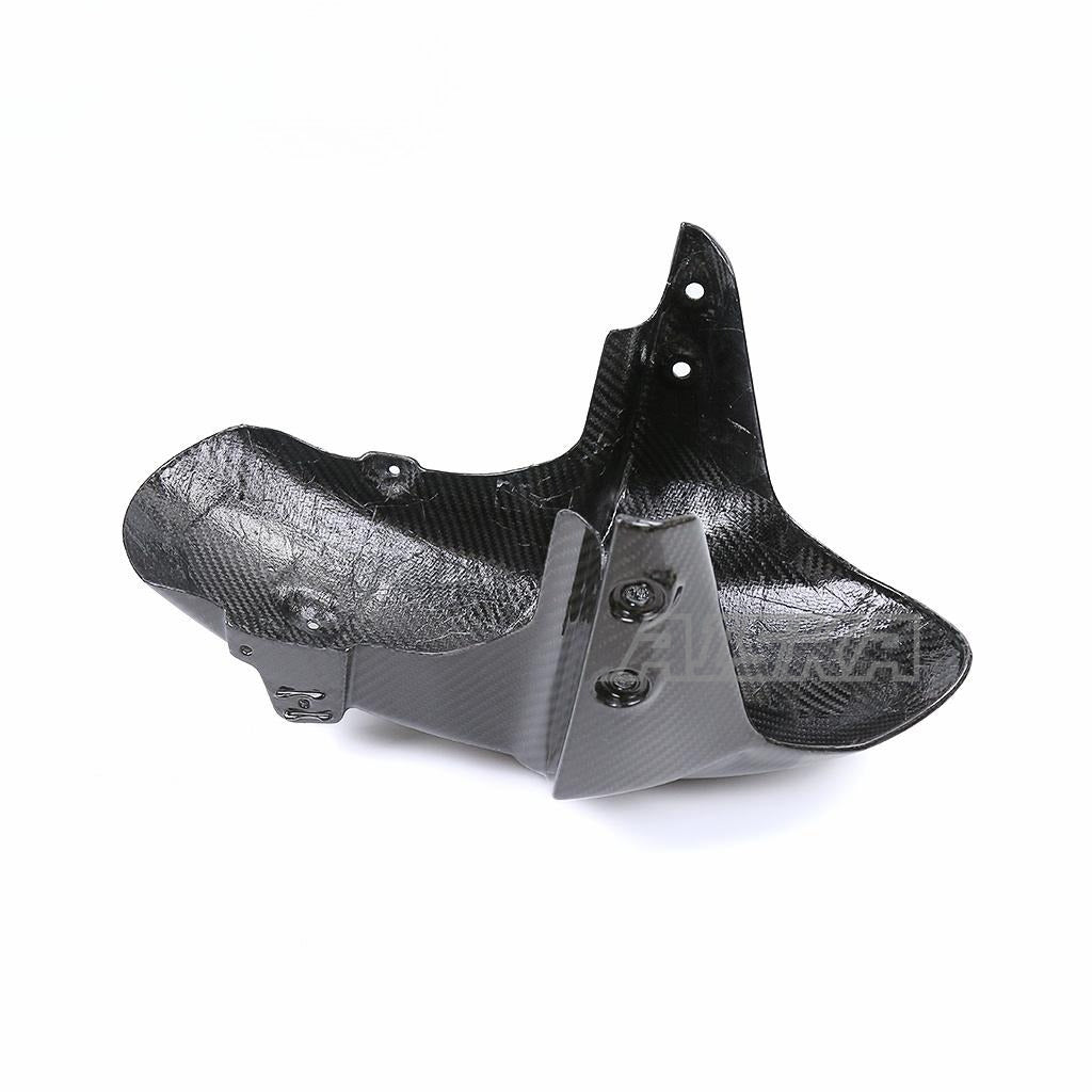 AISKA Motorcycle Carbon Fiber Front Hugger Fender Splash Mud Dust Guard Mudguard for Yamaha MT09 FZ09 2021-2023