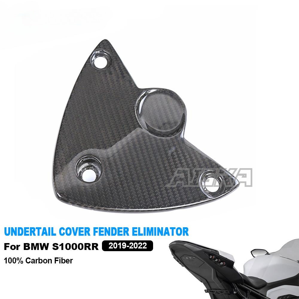AISKA 100% 3K Carbon Fiber Motorcycle Accessories Undertail Cover Fender Eliminator Fairing for BMW S1000RR 2019-2022