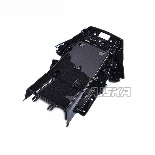 AISKA Clear UV-Protection Coat Motorcycle Carbon Fiber Seat Bracket Under Tray Under Fairing for BMW S1000RR 2019-2025