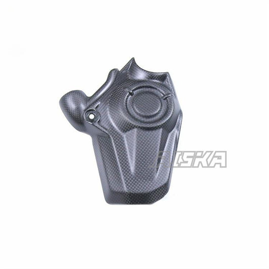 AISKA 3K 3*3 Carbon Fiber Motorcycle Accessories Engine Hood for Ducati Monster 937 2021+