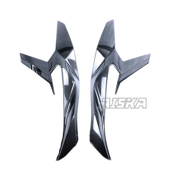 AISKA 3K Dry Carbon Fiber Motorcycle Accessories Body Frame Cover Plate Fairing for Kawasaki Ninja ZX-25R 2020-2024