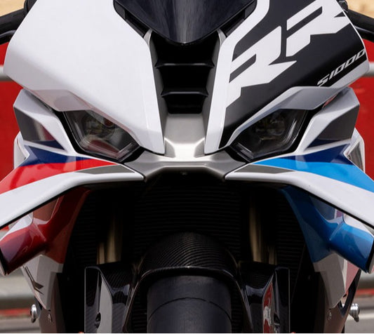 AISKA 100% 3K Full Dry Carbon Fiber Motorcycle Front Air Intake Fairing for BMW S1000RR 2025