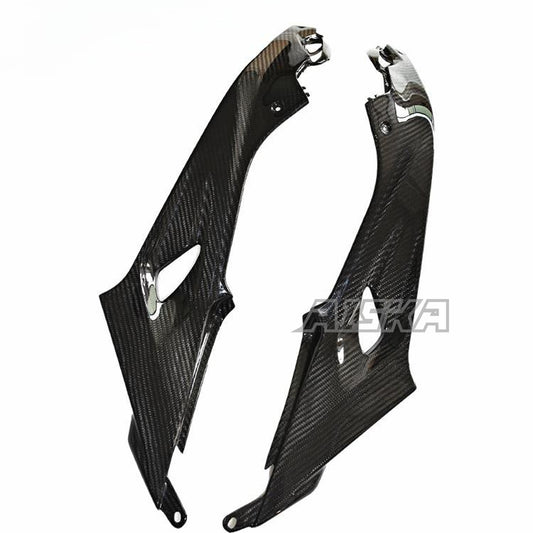 AISKA Twill Wave Dry Carbon Fiber Motorcycle Fuel Tank Side Plate Panel Fairing Kit for BMW S1000RR 2015-2018