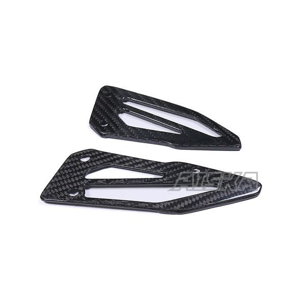 AISKA Dry Carbon Fiber Motorcycle Heel Guards Cover for Yamaha MT10 FZ10 2016-2021