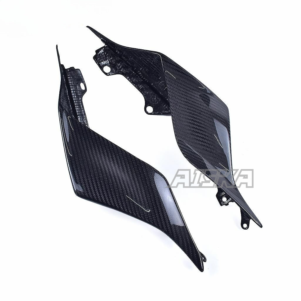 AISKA R6 Carbon Fiber Rear Seat Side Panels Motorcycle Carbon Fibre Tail Seat Side Panels Cover Kit for Yamaha R6 2017-2024 2023