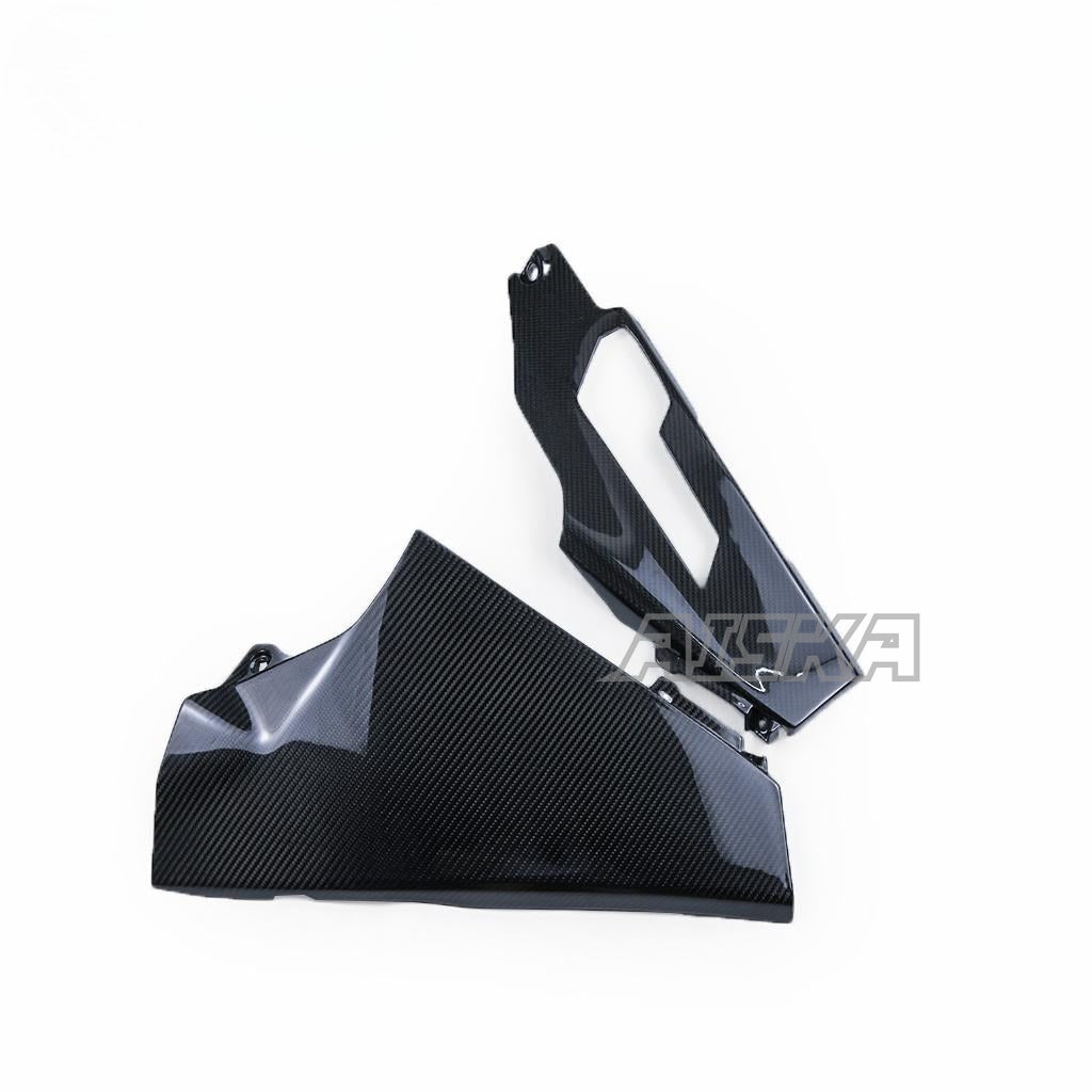 AISKA 100% 3K Dry Carbon Fiber Motorcycle  Accessories Lower Belly Pan Cover Fairing for Suzuki GSXR1000 2017+