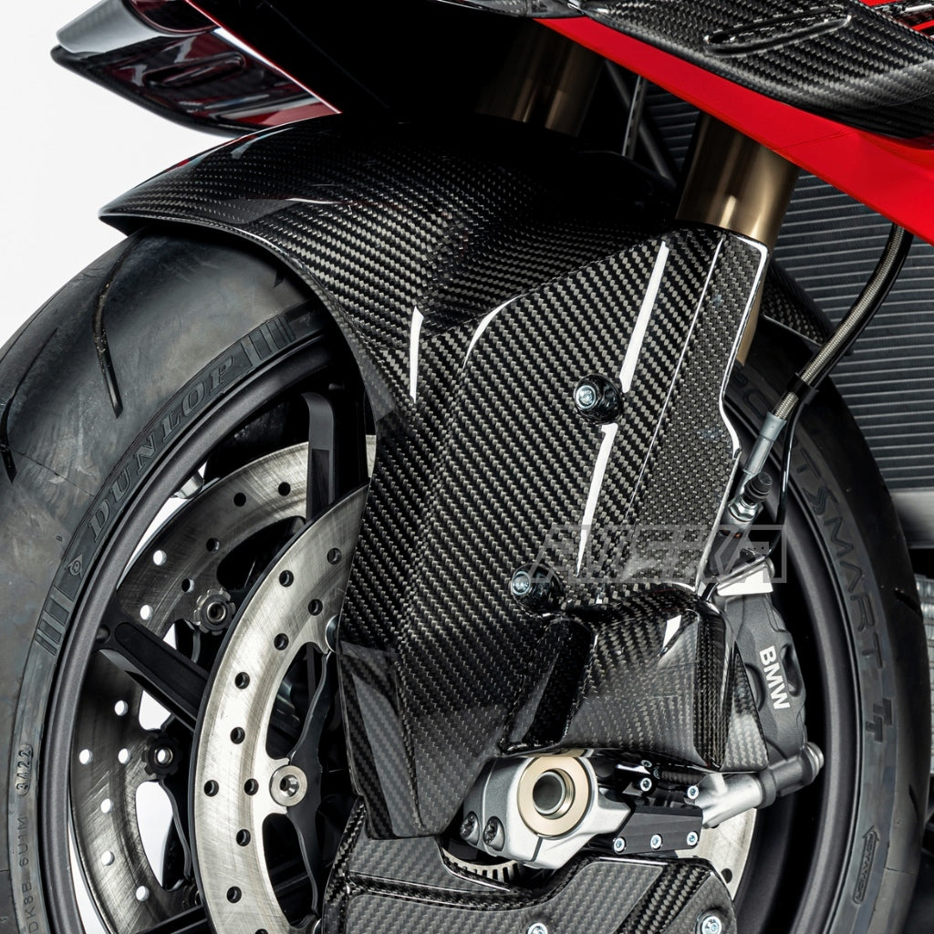 AISKA Wholesale Motorcycle Front Fender Carbon Fiber Hugger Fairing Splash Mudguard for BMW M1000RR 2023-2025 S1000R M1000R S1000XR S1000RR 2009-25