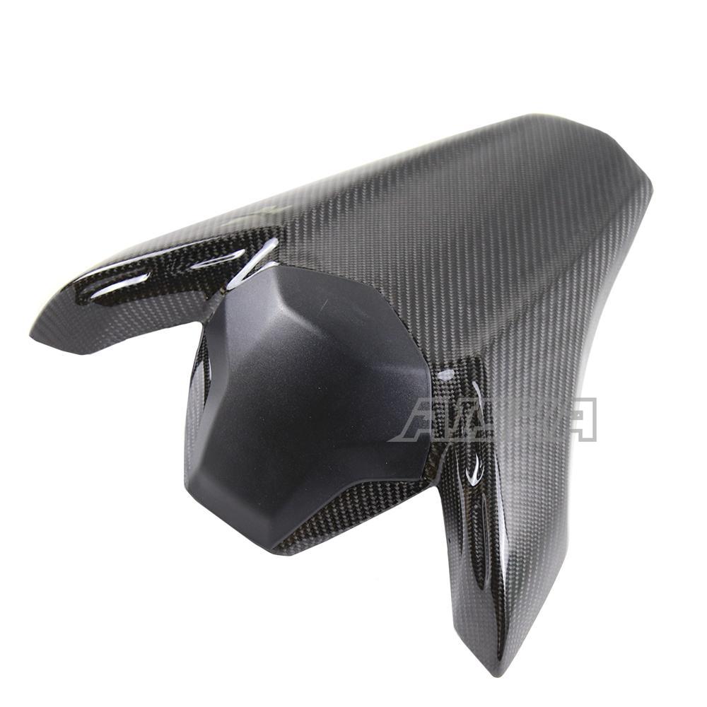 AISKA Motorcycle Carbon Fiber Modified Rear Seat Pillion Cover Parts For Kawasaki Z900 2017-2019