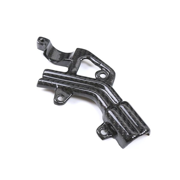 AISKA 100% Dry Carbon Fiber Motorcycle Accessories Bracket Protective Cover for Ducati Streetfighter V4 V4S 2020-2022