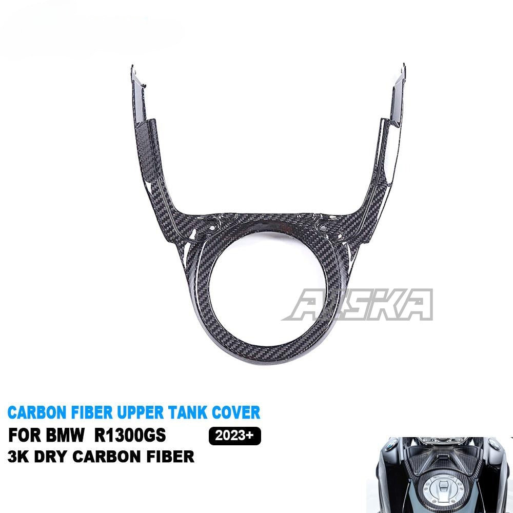 AISKA R1300GS Carbon Parts Real 3K Dry Carbon Fiber Motorcycle Center Fuel Tank Cover Fairing for BMW R1300GS 2023 2024