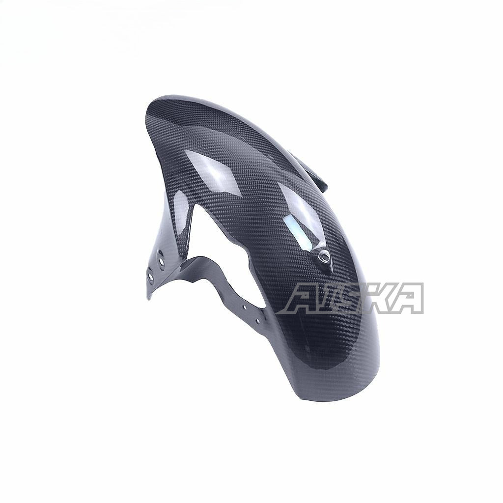 AISKA R7 Carbon Fiber Front Fender Hugger Mudguard Motorcycle Twill Carbon Fiber Front Fender for Yamaha R7 2022 2023 2024