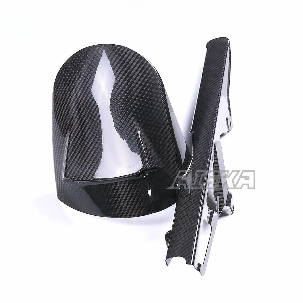 AISKA 100% 3K Dry Carbon Fiber Motorcycle Accessories Rear Fender for Suzuki GSXR1000 2017+