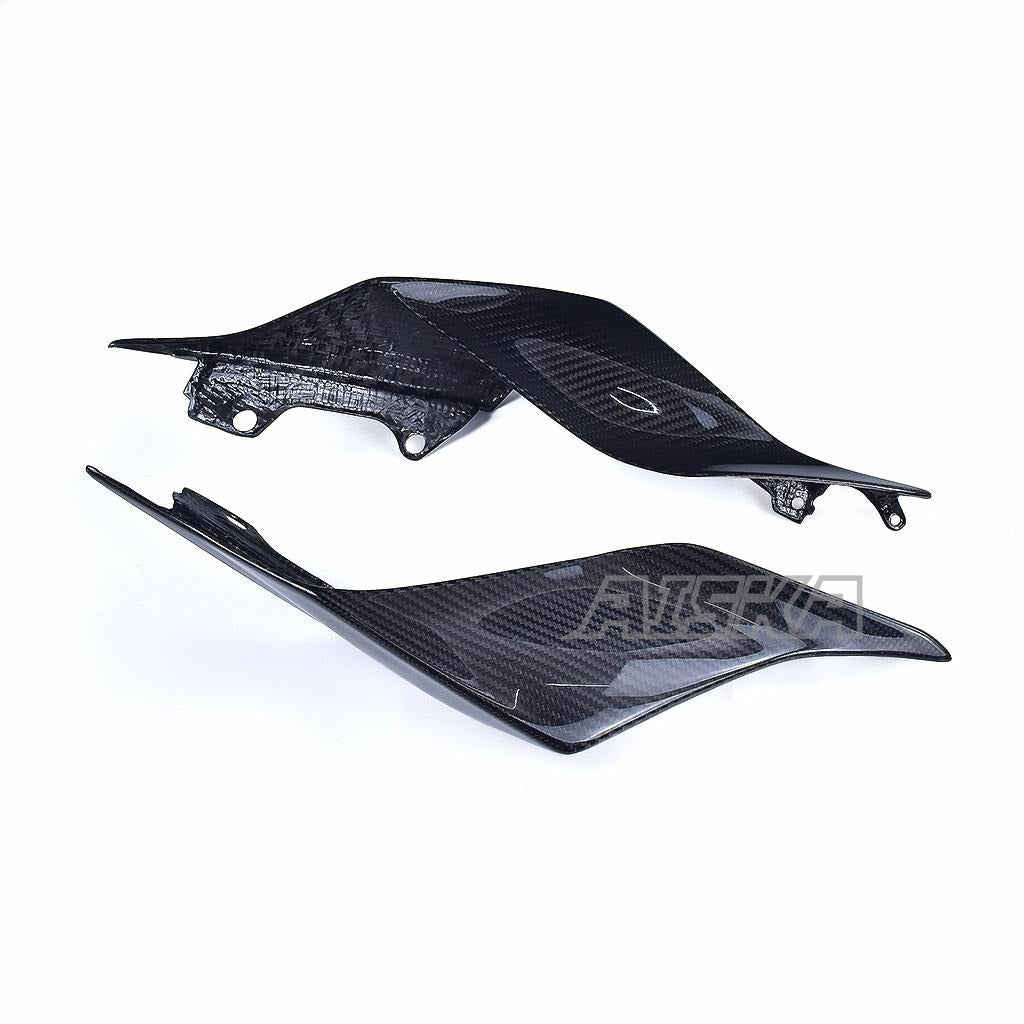 AISKA R6 Carbon Fiber Rear Seat Side Panels Motorcycle Carbon Fibre Tail Seat Side Panels Cover Kit for Yamaha R6 2017-2024 2023