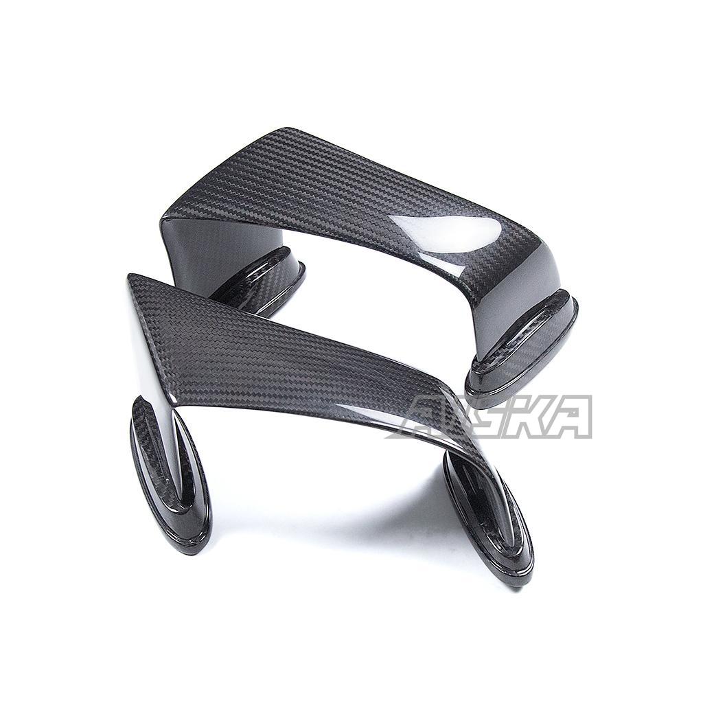 AISKA 3K Dry Carbon Fiber Motorcycle Aero Carbon Winglets for Kawasaki Ninja ZX-6R 2024