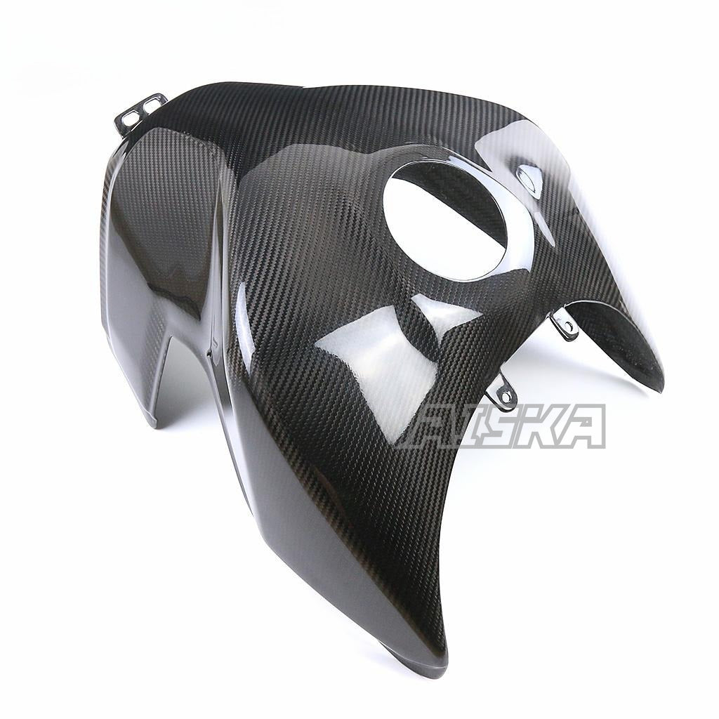 AISKA 100% 3K Pure Carbon Fiber Motorcycle Front Full Fuel Gas Tank Cover Fairing for Yamaha MT09 FZ09 2017-2020