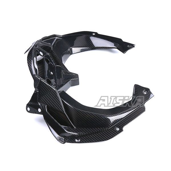 AISKA 3K Dry Carbon Fiber Motorcycle Dashboard Dash Panel Front Cover Fairing for Kawasaki Ninja ZX-4R ZX-4RR ZX25R 2020-2024
