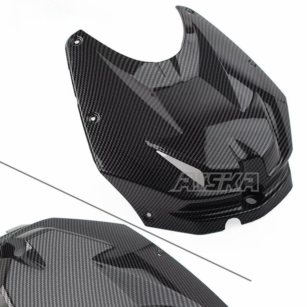 AISKA Twill Weave Golssy 3K Dry Carbon Fiber Motorcycle Front Gas Fuel Tank Cover Fairing for BMW S1000RR 2009-2014