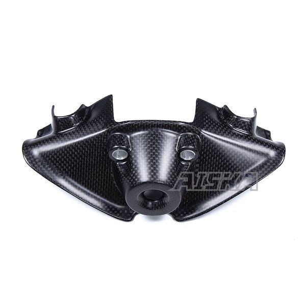 AISKA 100% 3K Full Dry Carbon Fiber Motorcycle Ignition Switch Key Block Cover for Ducati Panigale V4 V4S 2025