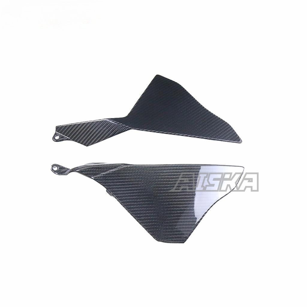 AISKA 100% Full Dry Carbon Fiber Parts Motorcycle Small Side Panels for Yamaha YZF R1 R1M 2015-2019