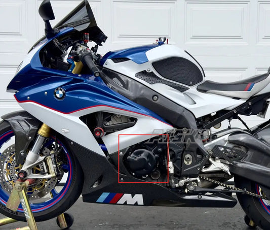 AISKA Custom Motorcycle Parts Full Carbon Fiber Fibre Faring Engine Cover Guard Protection for BMW S1000RR 2015-2018