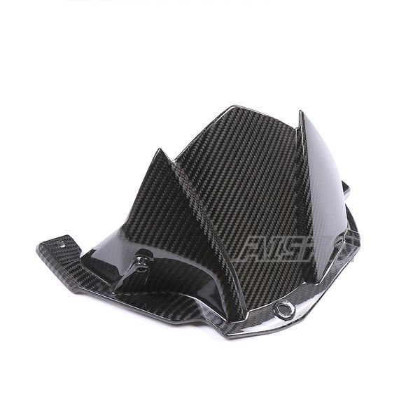 AISKA Full 3K Dry Carbon Fiber Motorcycle Rear Fender Hugger Mud Splash Mudguard for Kawasaki Z H2 2021 2022 2023 2024
