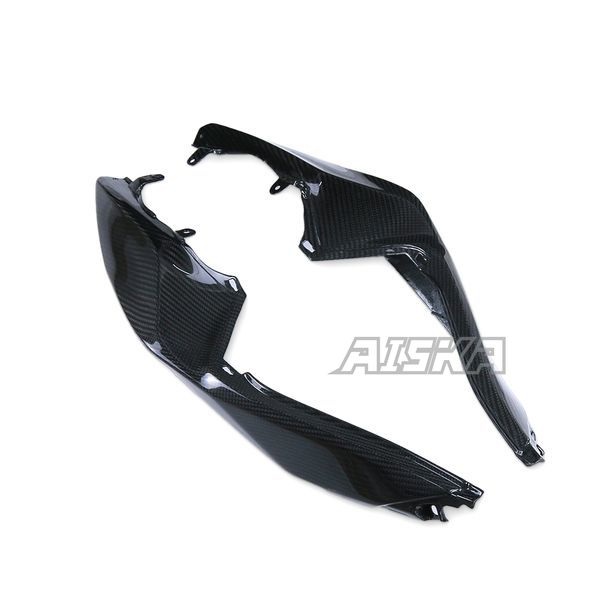 AISKA 3K Dry Carbon Fiber Motorcycle Fairing Rear Tail Side Panel for Kawasaki Ninja ZX-6R 2019-2024 Years