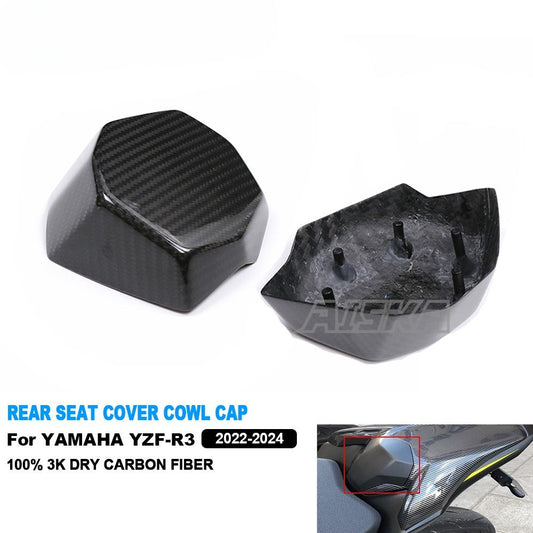 AISKA Yamaha R3 2022-2024 Carbon Fiber Rear Seat cover