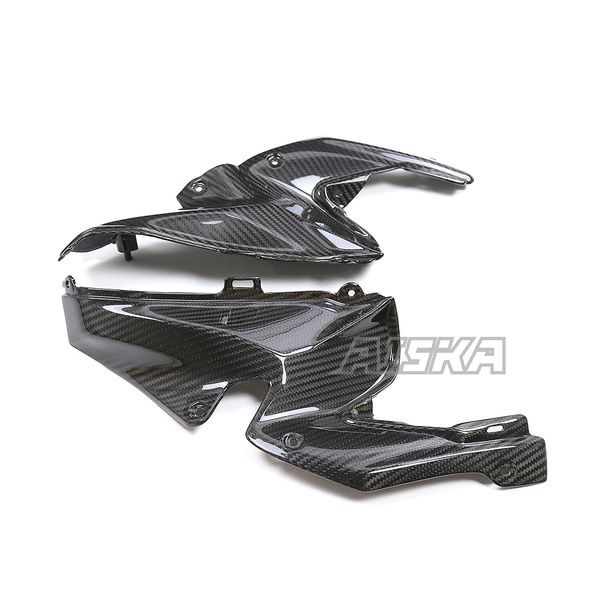 AISKA 3K Dry Carbon Fiber Motorcycle Accessories Fuel Tank Front Upper Side Inner Panel Fairing for Kawasaki Z900 2020-2024