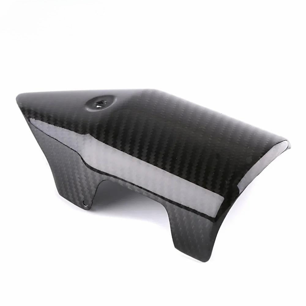 AISKA 100% 3K Dry Carbon Fiber Motorcycle Exhaust Muffler Pipe Heat Shield Guard Cover for Yamaha MT10 FZ10 2016-2021 2018 2019