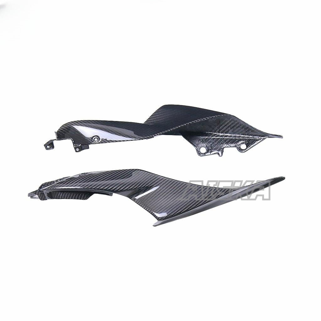 AISKA R7 Carbon Fiber Rear Seat Side Panel Motorcycle Carbon Fibre Side Panel Tail Seat Fairing for Yamaha R7 2022 2023 2024