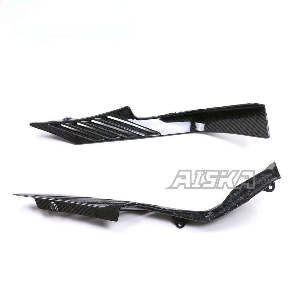 AISKA Full Range Carbon Fiber Modified Accessories Motorcycle Rear Tail Side Panels Cover Fairing for Yamaha R3 2022 2023 2024