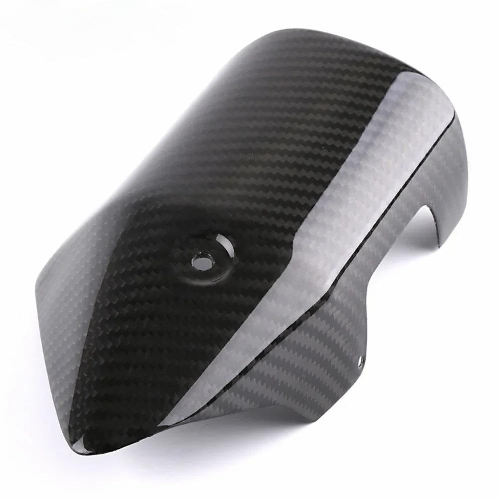 AISKA 100% 3K Dry Carbon Fiber Motorcycle Exhaust Muffler Pipe Heat Shield Guard Cover for Yamaha MT10 FZ10 2016-2021 2018 2019