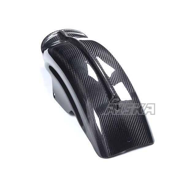 AISKA 100% Real Dry Carbon Fiber Motorcycle Rear Mudguard Fender Hugger for Harley Davidson Sportser 883 1200 X48 72 1986-2022