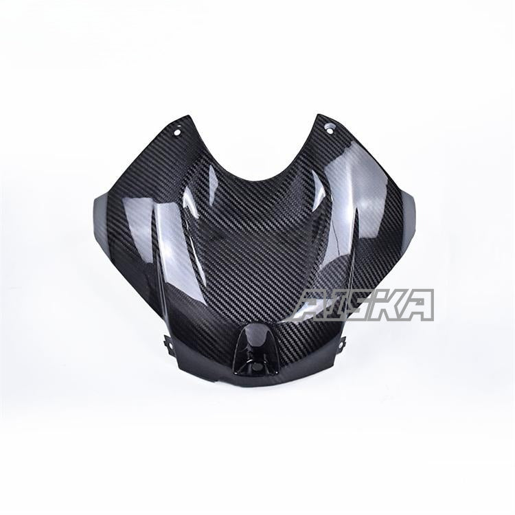 AISKA Twill Wave Dry Carbon Motorcycle ABS Injection Carbon Fiber Fuel Tank Cover Fairing for BMW S1000RR 2015-2018