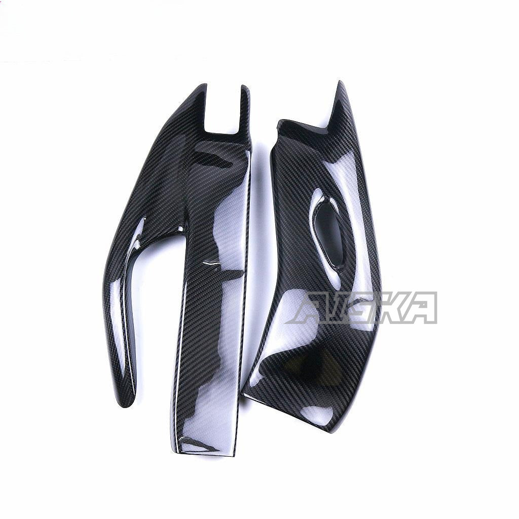 AISKA 3K Full Dry Carbon Fiber Motorcycle Swingarm Covers Swing Arm Protectors for Honda CBR1000RR 2008 2009 2010 2011 2012
