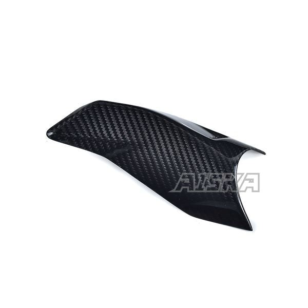 AISKA 3K Dry Carbon Fiber Motorcycle Exhaust Pipe Muffler Heat Shield Cover for Kawasaki Ninja ZX-25R 2020-2024