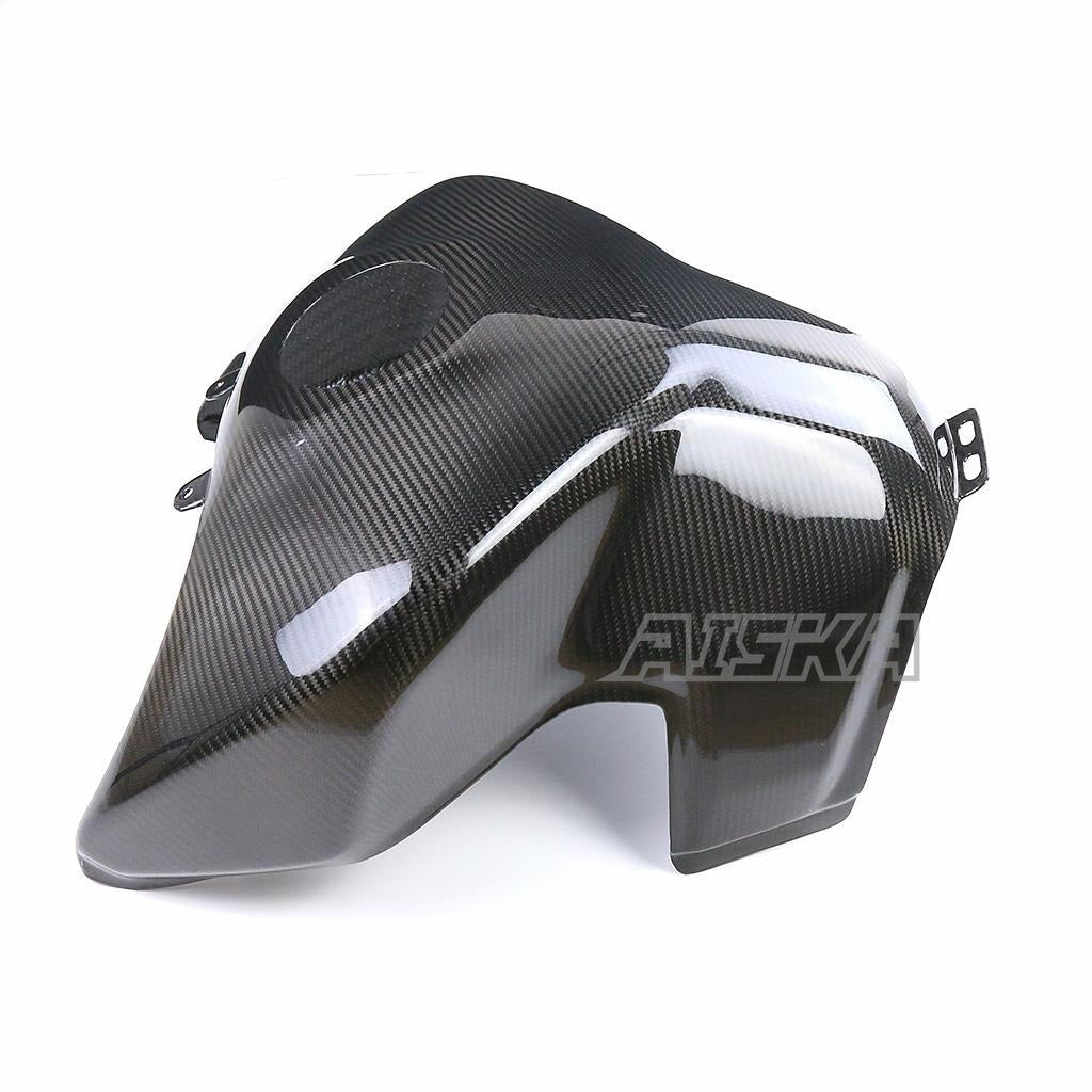 AISKA 100% 3K Pure Carbon Fiber Motorcycle Front Full Fuel Gas Tank Cover Fairing for Yamaha MT09 FZ09 2017-2020