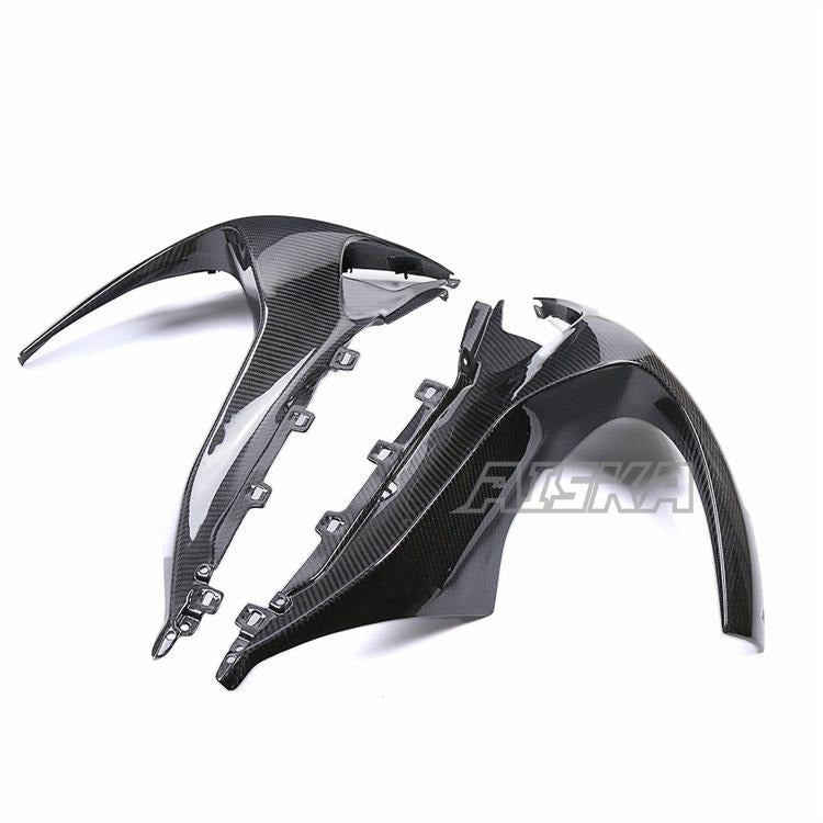 AISKA 3K Pure Dry Carbon Fiber Motorcycle Front Fairing Headlight Cover Side Panels for BMW M1000RR 2023-2024