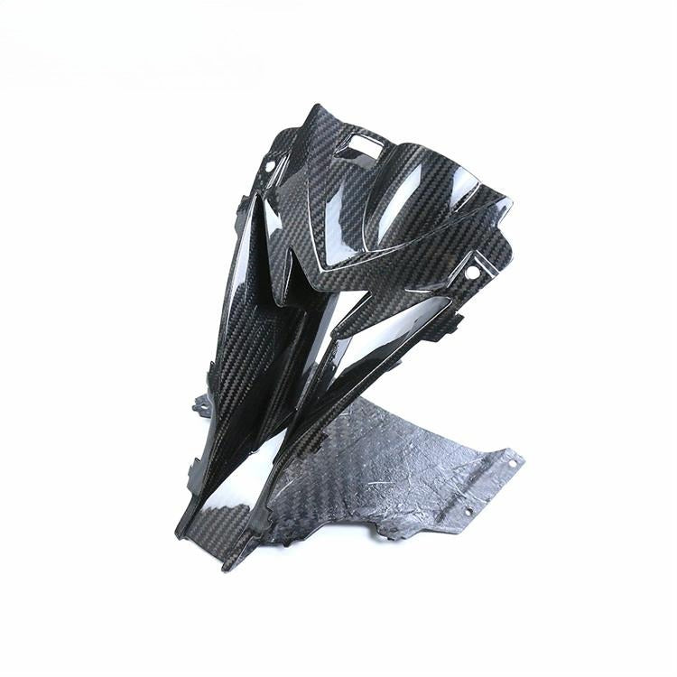AISKA Pure Dry Carbon Fiber Motorcycle Upper Center Nose Air Intake Ram Fairing for BMW S1000RR 2015-2018