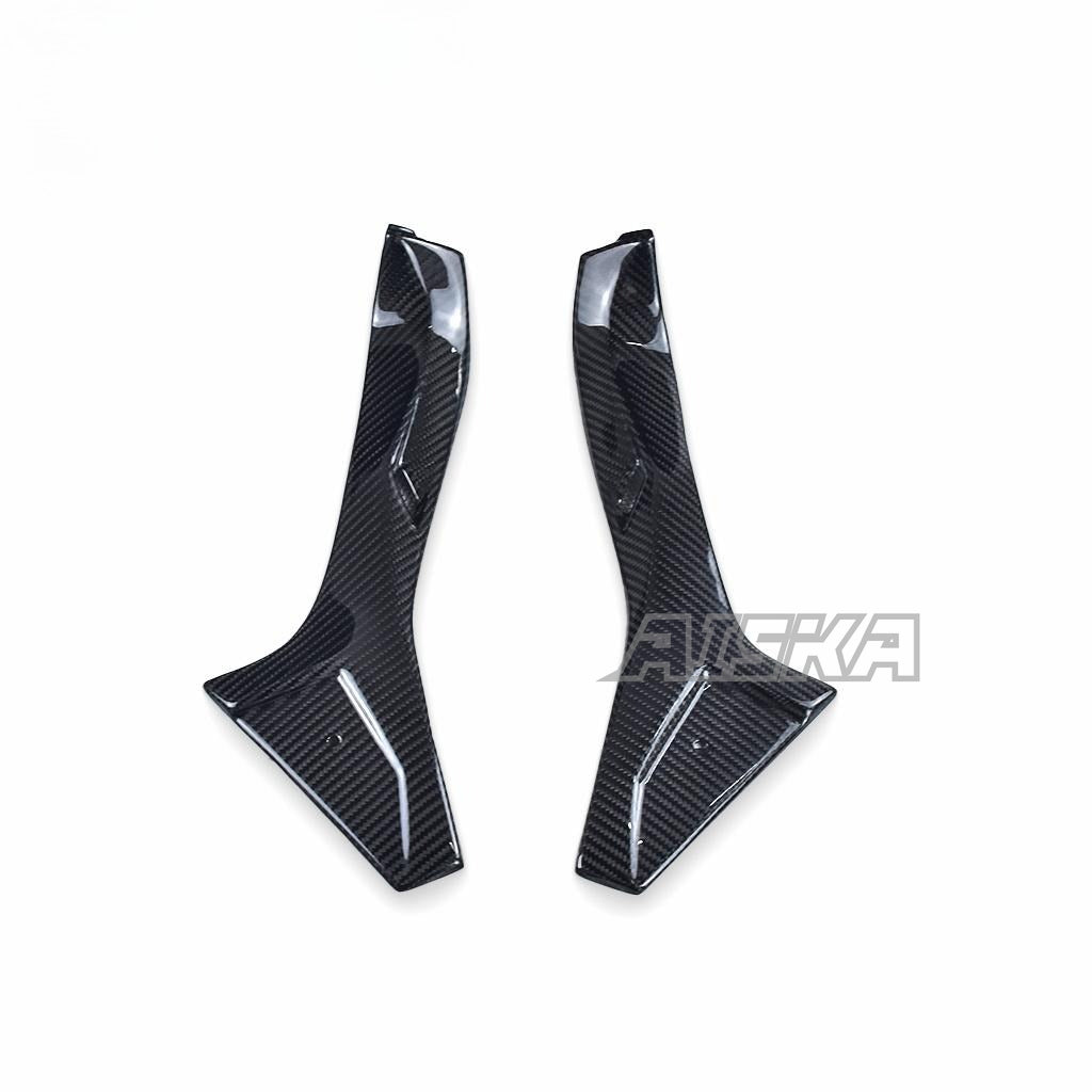 AISKA Motorcycle 3K Dry Carbon Fiber Cockpit Inner Panels Fairings Dash Panel Side Covers for Honda CB650R CBR650R 2019+