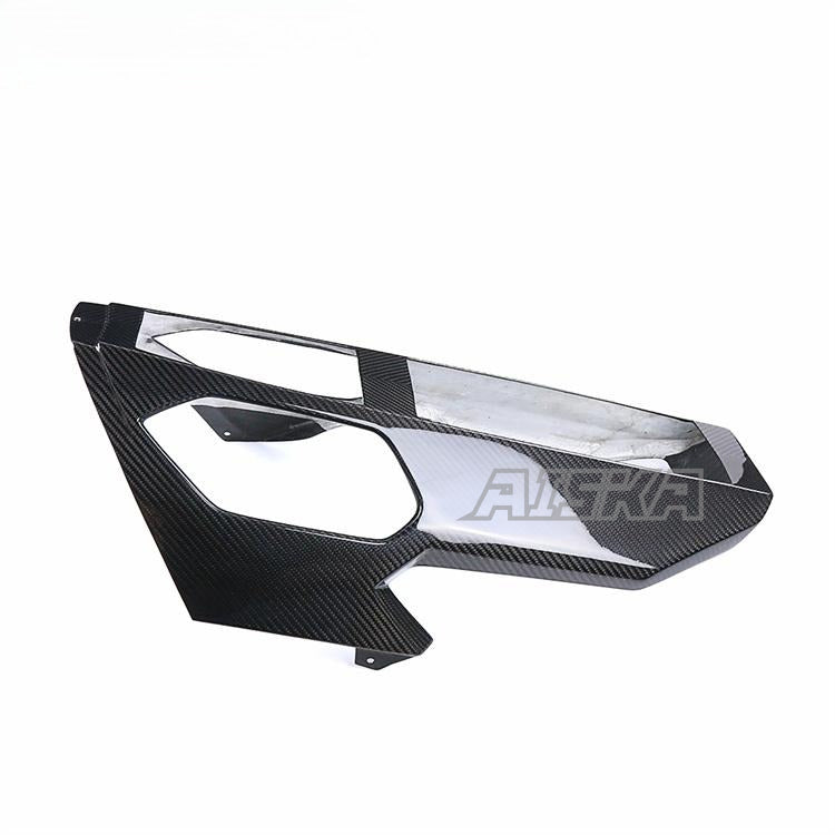 AISKA 3K Full Pure Carbon Fiber Belly Pan Motorcycle Body Under Tray Under Fairing Kit for BMW M1000RR 2023-2024