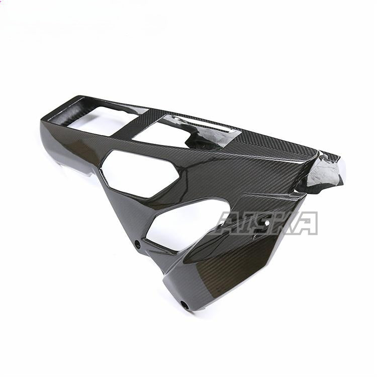 AISKA 3K Carbon Fiber Motorcycle Accessories Bellypan Lower Bottom Belly Pan Panel Cowl Fairing for BMW S1000R M1000R 2021-2025