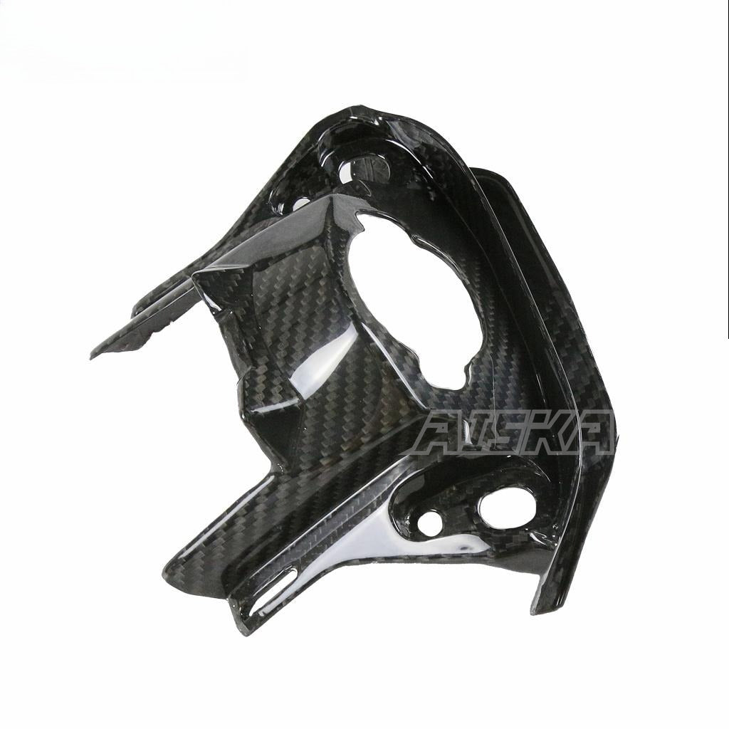 AISKA Dry Carbon Fiber Motorcycle Ignition Key Ring Hole Trim Cover for Honda CB650F CBR650F 2014-2018 CB650R CBR650R 2019+