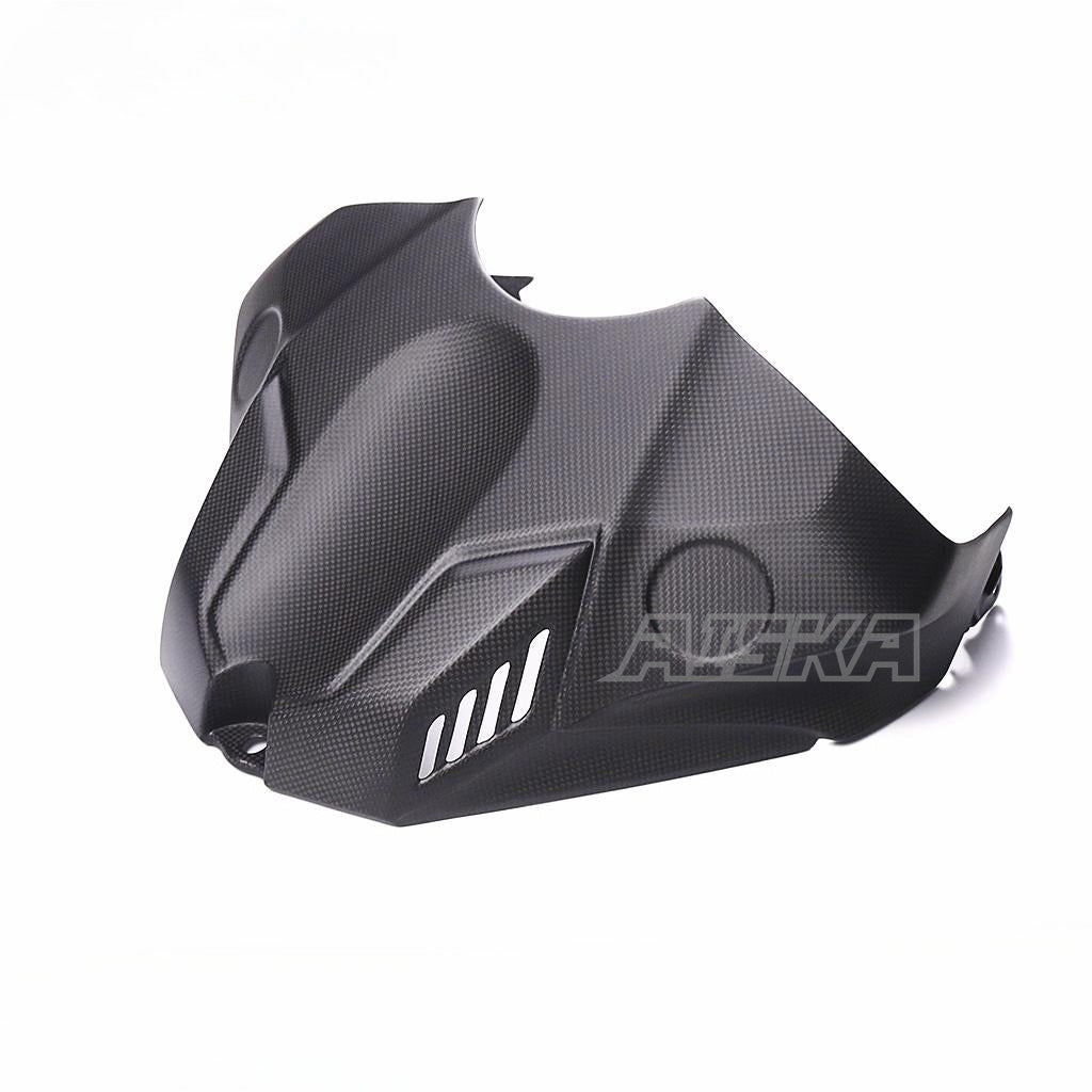 AISKA Tank Cover Motorcycle Carbon Fiber Gas Tank Front Airbox Cover Fairing Cowl for Yamaha R1 R1M 2020-2025
