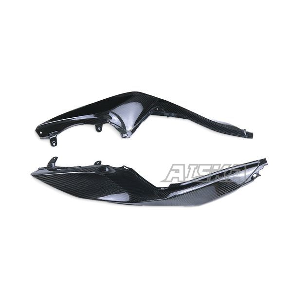 AISKA 3K Dry Carbon Fiber Motorcycle Fairing Rear Tail Side Panel for Kawasaki Ninja ZX-6R 2019-2024 Years
