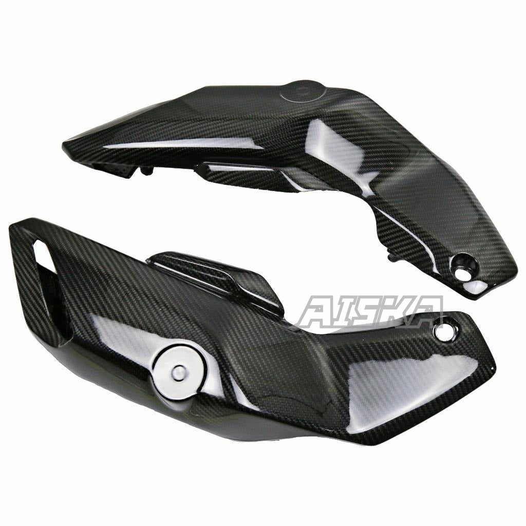 AISKA Motorcycle Carbon Fiber Fuel Tank Front Side Panel Covers Side Air Intake Covers for Yamaha MT07 FZ07 2018-2022