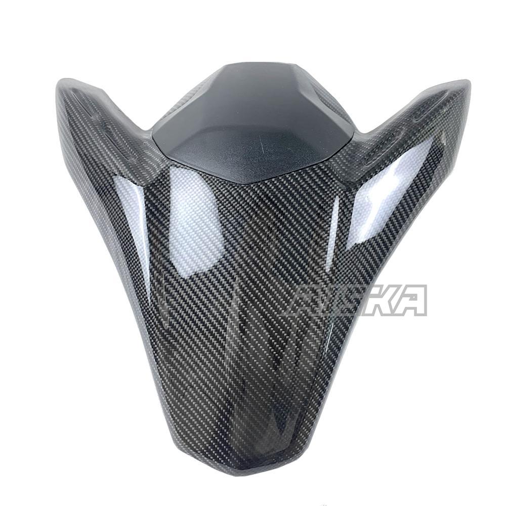 AISKA Motorcycle Carbon Fiber Modified Rear Seat Pillion Cover Parts For Kawasaki Z900 2017-2019
